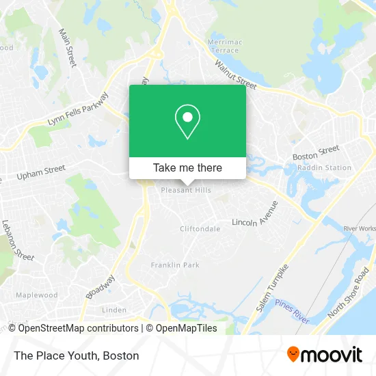 The Place Youth map