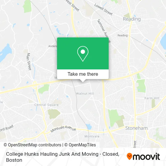 College Hunks Hauling Junk And Moving - Closed map