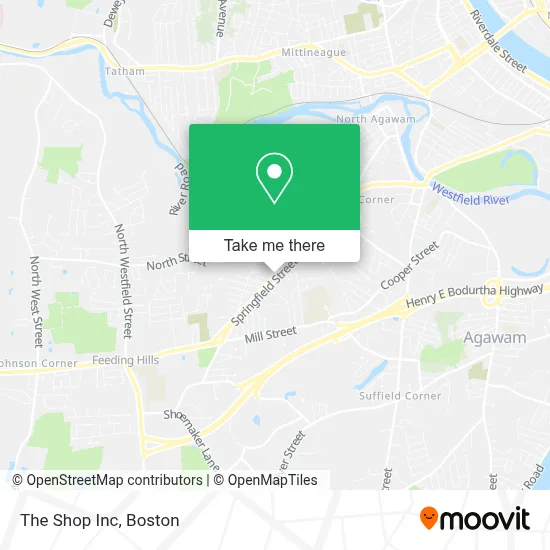 The Shop Inc map