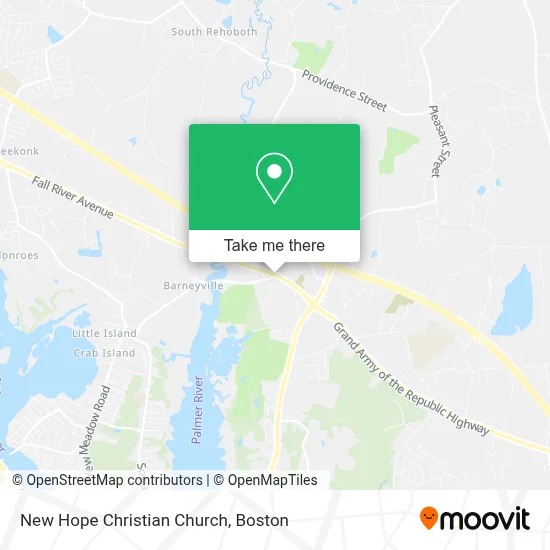 New Hope Christian Church map