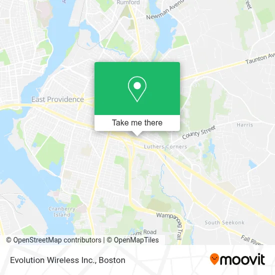 Evolution Wireless Inc. map
