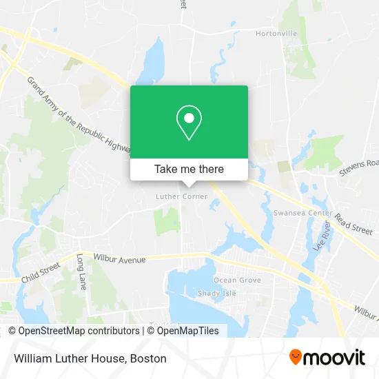William Luther House map