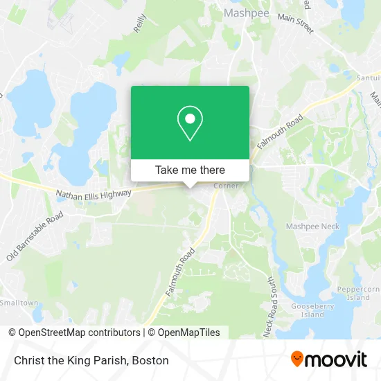 Christ the King Parish map