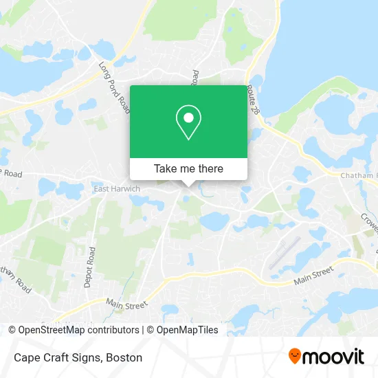 Cape Craft Signs map