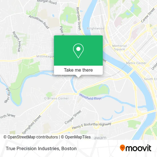 True Precision Industries map
