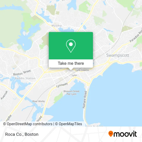 Roca Co. map