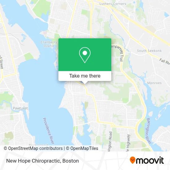 New Hope Chiropractic map