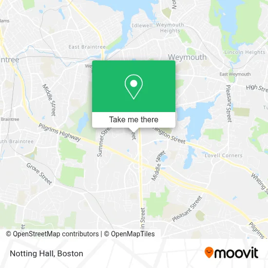 Notting Hall map