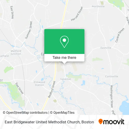 East Bridgewater United Methodist Church map