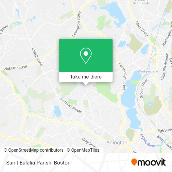 Saint Eulalia Parish map