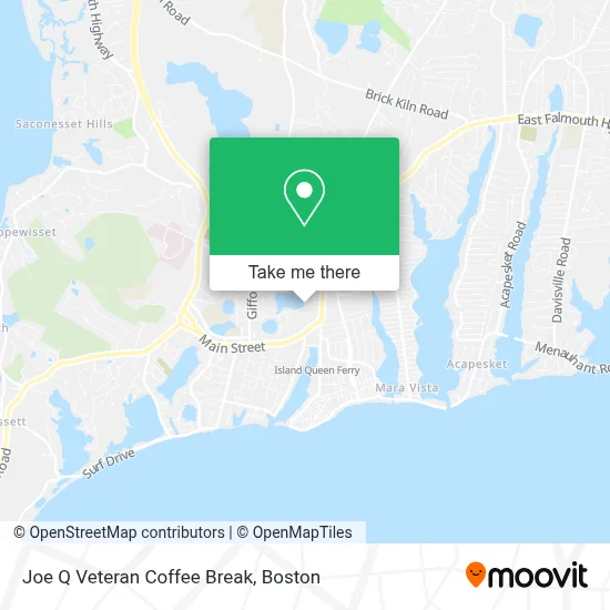 Joe Q Veteran Coffee Break map