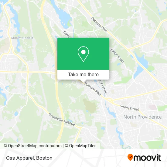 Oss Apparel map