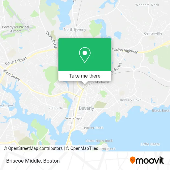 Briscoe Middle map