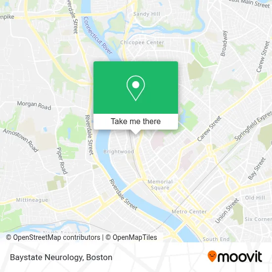Baystate Neurology map