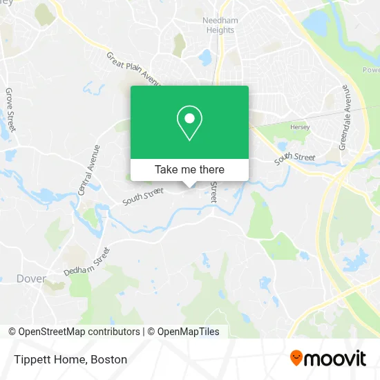 Tippett Home map