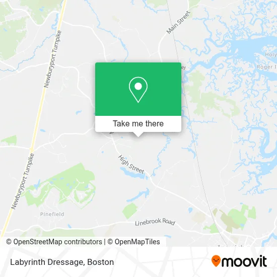 Labyrinth Dressage map