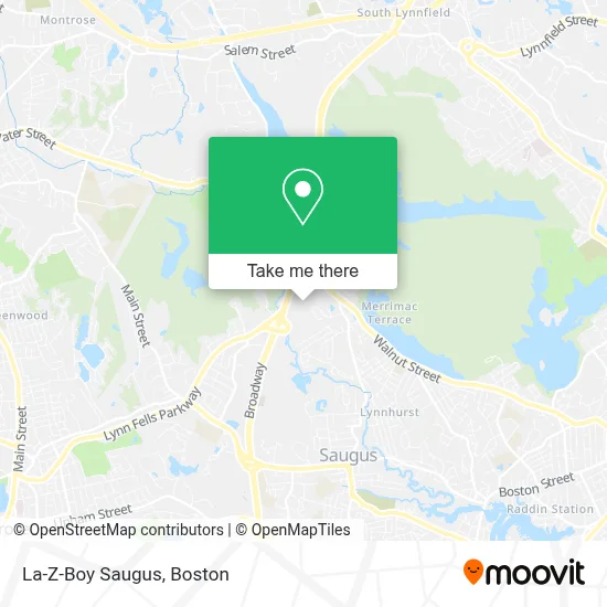 La-Z-Boy Saugus map