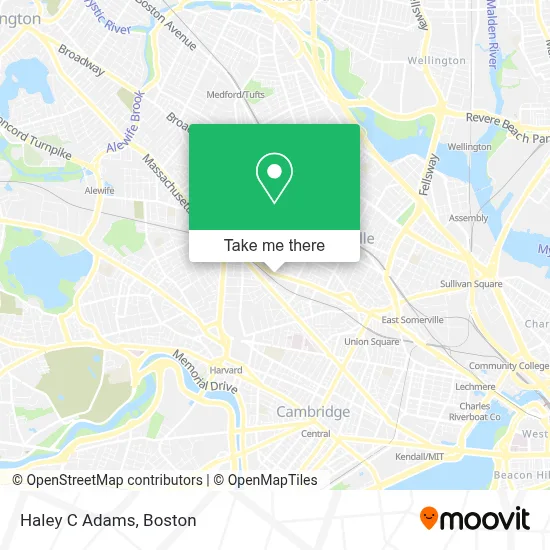 Haley C Adams map
