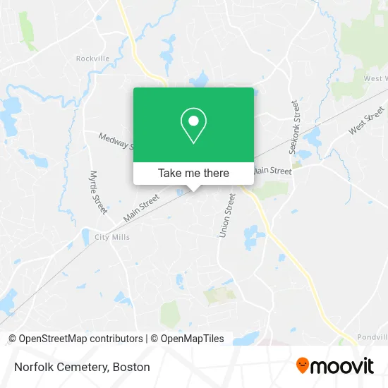 Norfolk Cemetery map