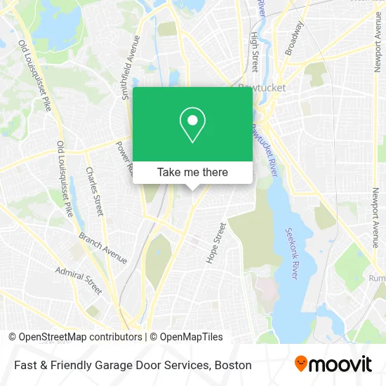 Fast & Friendly Garage Door Services map