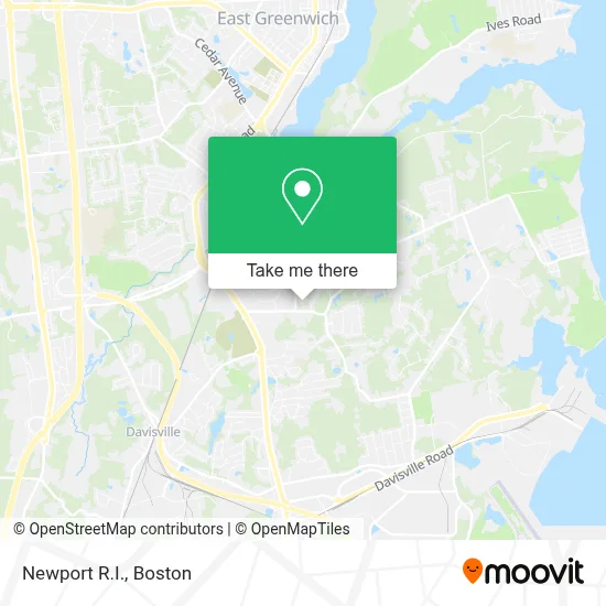 Newport R.I. map