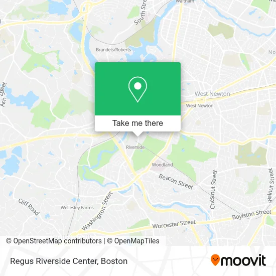 Regus Riverside Center map