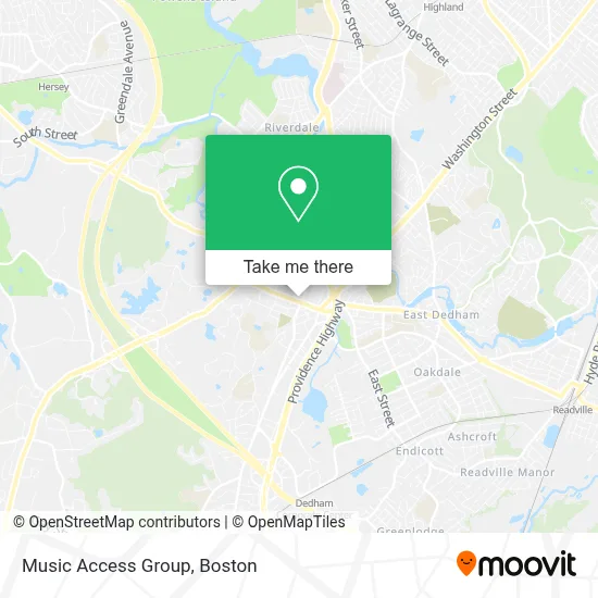 Music Access Group map