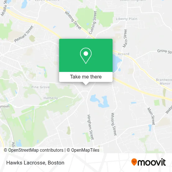 Hawks Lacrosse map