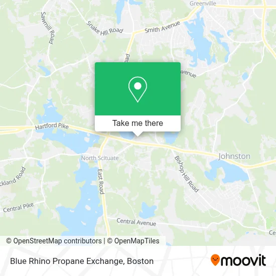 Blue Rhino Propane Exchange map