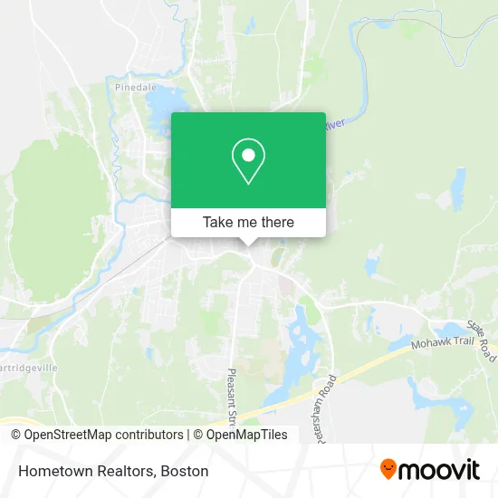 Hometown Realtors map