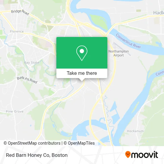 Red Barn Honey Co map