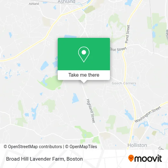 Broad Hill Lavender Farm map
