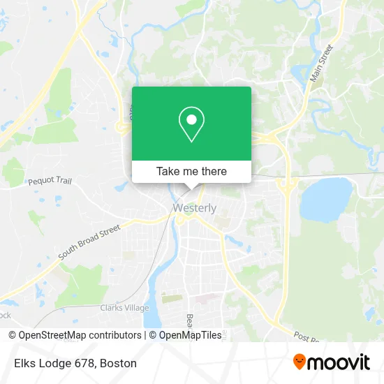 Elks Lodge 678 map