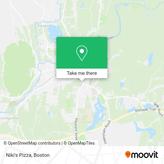 Niki's Pizza map