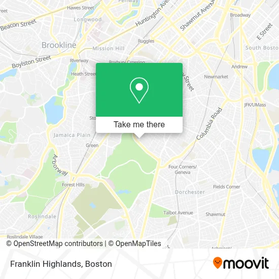 Franklin Highlands map