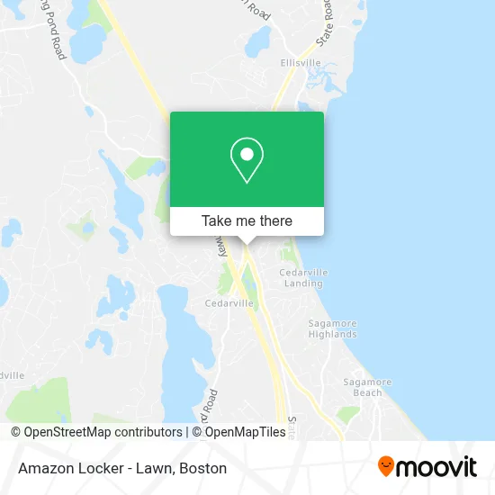 Amazon Locker - Lawn map