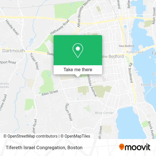 Tifereth Israel Congregation map