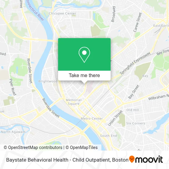 Baystate Behavioral Health - Child Outpatient map