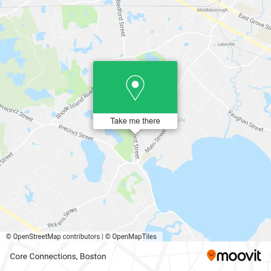 Core Connections map