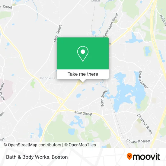 Bath & Body Works map