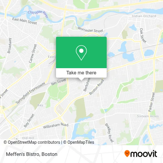 Meffen's Bistro map