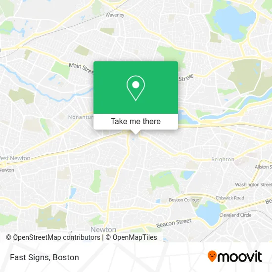 Fast Signs map