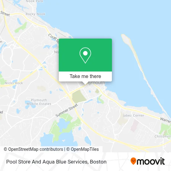 Pool Store And Aqua Blue Services map