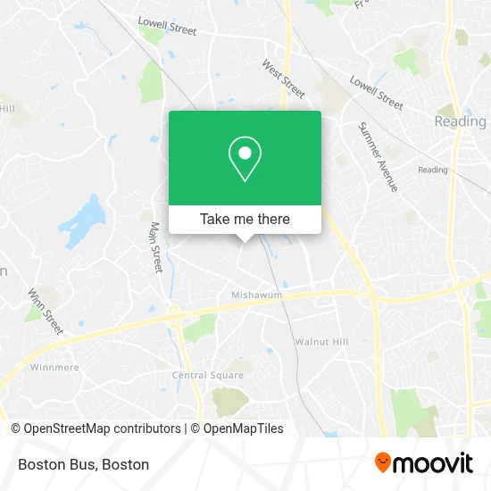 Boston Bus map