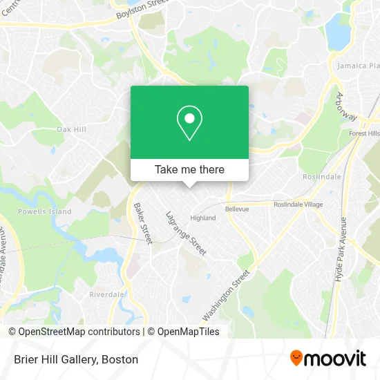 Brier Hill Gallery map