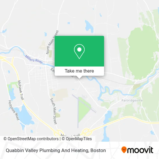 Quabbin Valley Plumbing And Heating map
