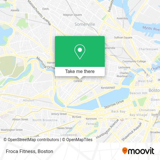 Froca Fitness map