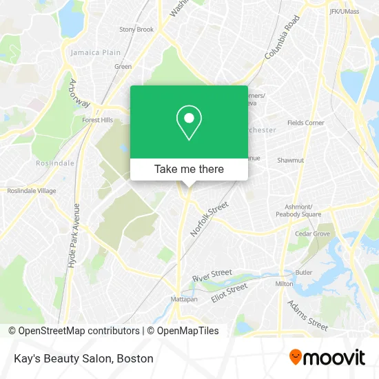 Kay's Beauty Salon map