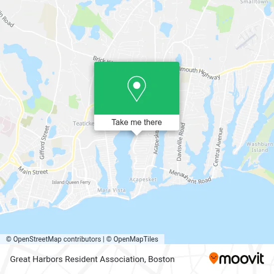 Great Harbors Resident Association map
