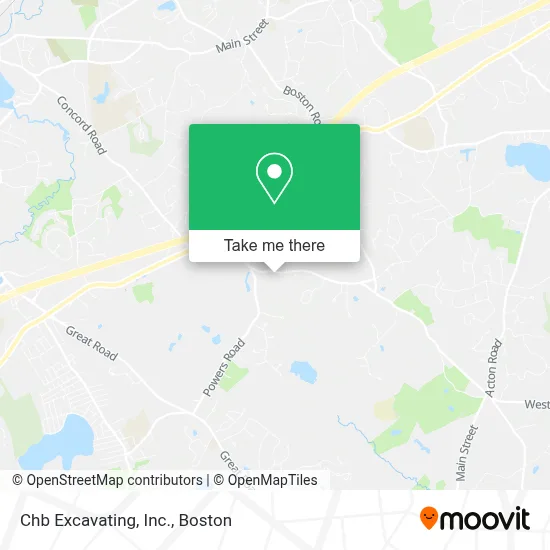 Chb Excavating, Inc. map